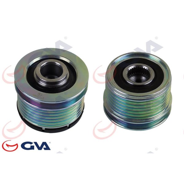 GVA 2811004 Alternatör Kasnağı Rulmanlı CLIO II-Megane-Kangoo-Scenic K4M-K4J-K9K-F4P 6 Kanal Ayarlı