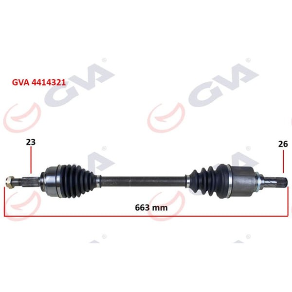 GVA 4414321 Komple Aks Sol CLIO IV 1.5 DCI 12- 75-90Hp 