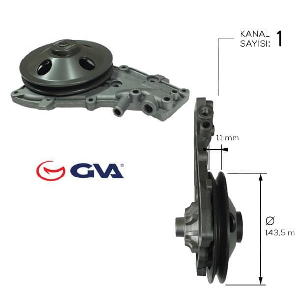 GVA 5213120 Devirdaim R9-R11-R19 1400 (Pa550)