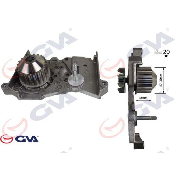 GVA 5214310 Devirdaim CLIO III-Kng 01-Megane II-III-Lgn II-III-Scenic II-III-Fluence 10-Logan 08-Dok 