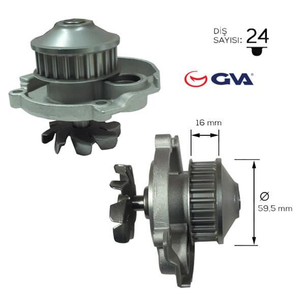 GVA 5221220 Devirdaim Palio 99-Doblo 00-Albea-Panda-Punto 1.2(Pa739) 
