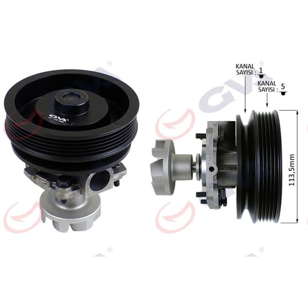 GVA 5226065 Devirdaim Tipo (160) 1.4-1.6İe-Tmpr 2000 Klimalı-Lancia 1.6İe (Pa599)