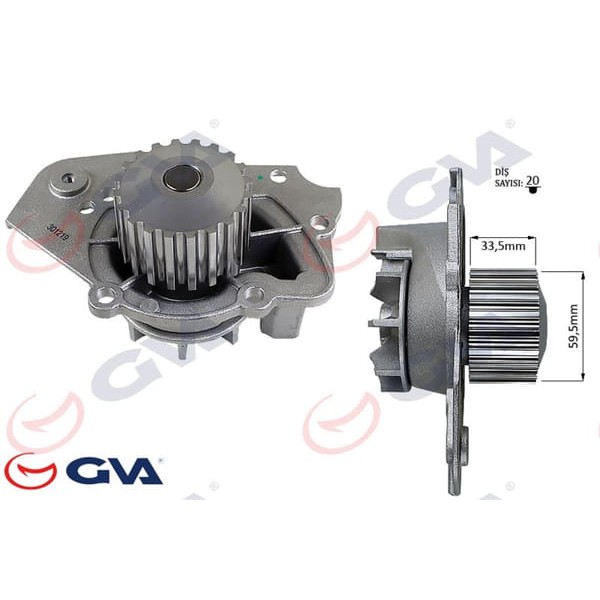 GVA 5243126 Devirdaim Psa Bx 1.7 1.9 Zx 205 C15 Xantıa 1.9 306 1.8 