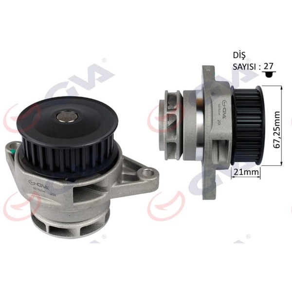 GVA 5275234 Devirdaim Golf III-Polo-Cordoba-Ibiza 1.6 75 Hp (98-02) (Aee-Aex) 