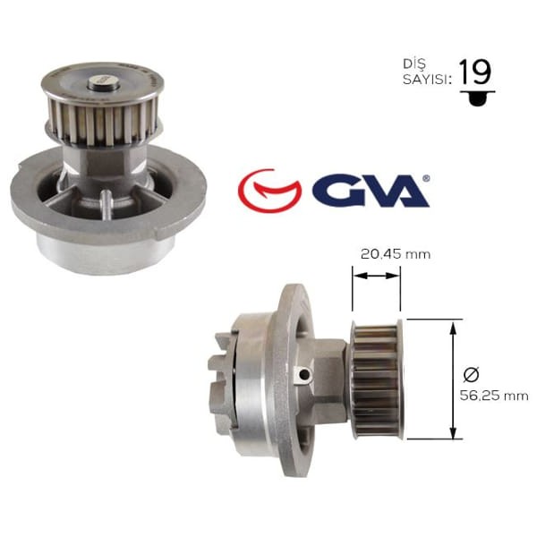 GVA 5290116 Devirdaim Astra F-Vectra A-Corsa A-B-Combo (94-01) 1.2-1.4-1.6