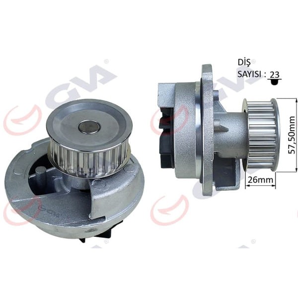 GVA 5290125E Devirdaim Astra G-H-Vectra B-C-Merıva-Zafira 1.8-1.8 16V 