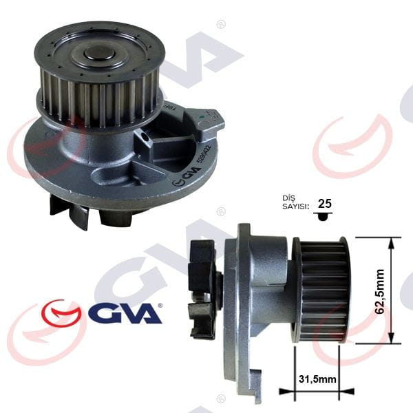 GVA 5290422 Devirdaim Vectra B-A-Astra G (02-05)-Astra H 04- Omega B-Zafira-Captiva-Lacetti 2.0×20Xe
