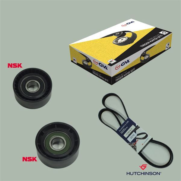 GVA 59A1108 Alternatör Gergi Seti Kütüksüz CLIO II Kangoo Megane I Scenic I Logan1.4 1.6 16V Klimalı