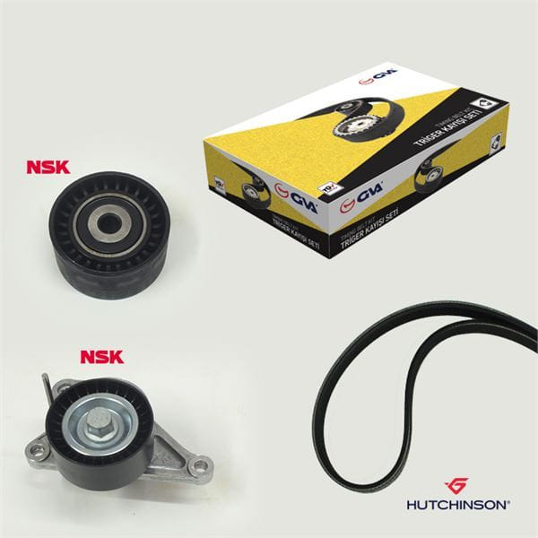 GVA 59A1916 Alternatör Gergi Seti Kütüklü Master III 2.3 DCI 10- Laguna II III Trafic II 2.0 DCI 07- 