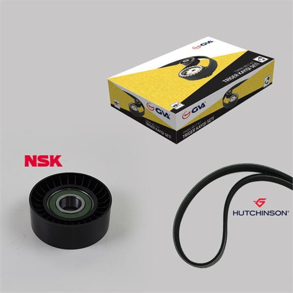 GVA 59A2931 Alternatör Gergi Seti Kütüksüz Fiorino Linea Punto Punto Evo 1.3 Dmt J Klimalı K026Pk132