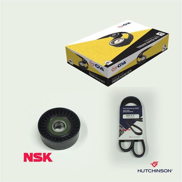 GVA 59A4314 Alternatör Gergi Seti Kütüksüz 107 C1 Aygo 1.4HDI 05- 301 308 Cmax II 1.6 HDI K016Pk965 