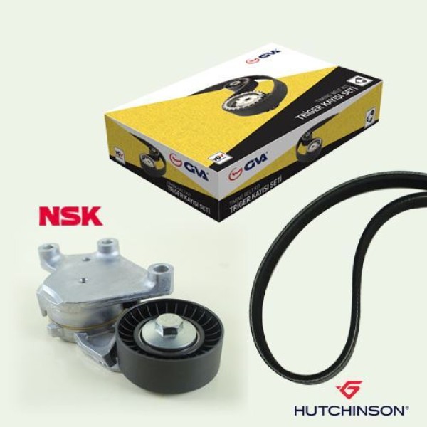 GVA 59A4321 Alternatör Gergi Seti Kütüklü 206 307 1007 C3 C4 Fiesta Focus 1.4 1.6 TDI HDI Ac - K016P