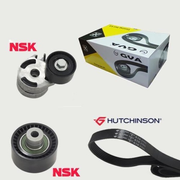 GVA 59A4325 Alternatör Gergi Seti Kütüklü 206 Xsara 1.4HDI 407 Berlingo C5 1.6 HDI Klimalı K026Pk170