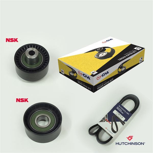 GVA 59A4326 Alternatör Gergi Seti Kütüksüz 206 Xsara 1.4HDI 407 Berlingo C5 1.6 HDI Klimalı K026Pk17