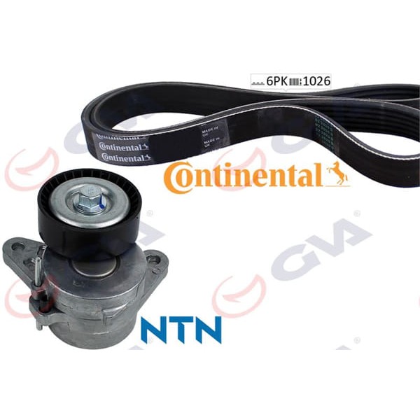 GVA 59A7514 Alternatör Gergi Seti Kütüklü Golf7-A3-Leon-Caddy-Tiguan 13 1.6-2.0TDI Clha-Crkb-Clhb-Cr 