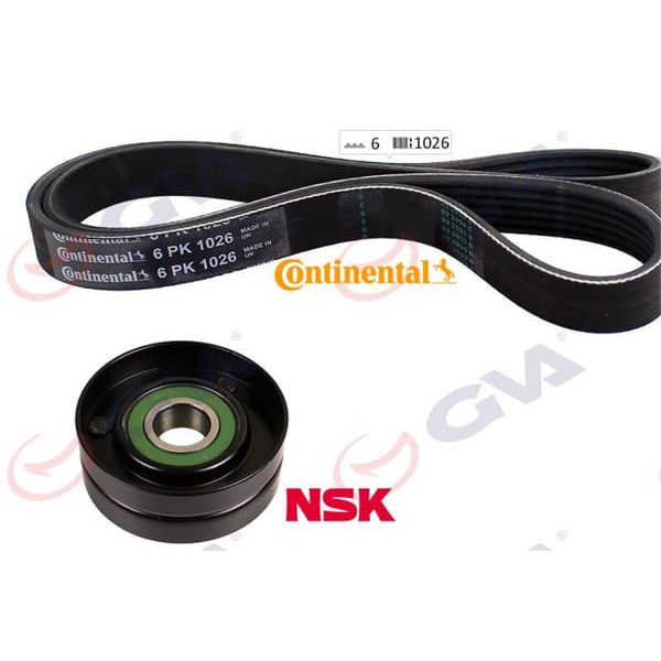 GVA 59A7515 Alternatör Gergi Seti C2 C3 C4 1.4 1.6 16V Tu5Jp4 K036Pk1053 