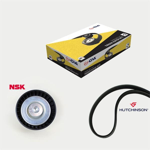 GVA 59A9013 Alternatör Gergi Seti Kütüksüz Astra H 1.3 Cdtı 05- Klimalı K036Pk1310 