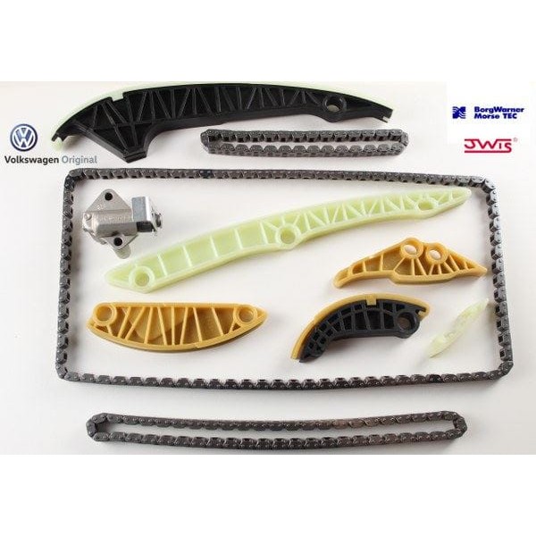 GVA 59C7512 Eksantrik Zincir Seti-Yağ Pompa Seti (10 Parça) Audi A4-A5-A6-A7-Passat 1.8-2.0 Tfsı 