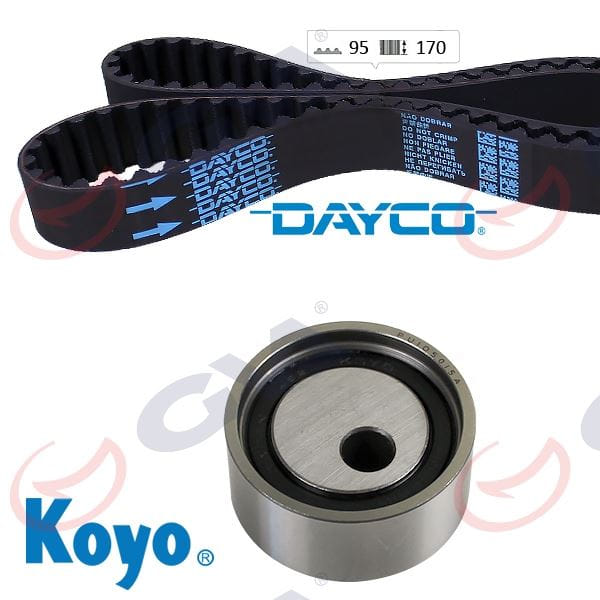 GVA 59T1411D Eksantrik Gergi Seti 095×170 CLIO I - R19 1.2-1.4 90-98 - 88-95 Megane I 1.4-1.6 96-99 