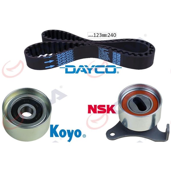 GVA 59T7118D Eksantrik Gergi Seti 123×240 Corolla Ee80-Ee90 1.3 87-92 1.3 92-97 1.3 97-01 K015197Xs