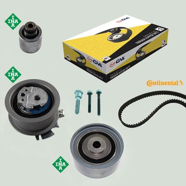 GVA 59T7513OE Eksantrik Gergi Seti Golf V-Jetta III-Passat-Octavia-Toledo III-Leon-A3 2.0TDI-16V(Bkp