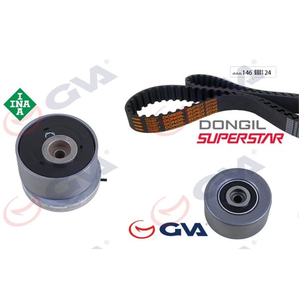GVA 59T9007DO Eksantrik Gergi Seti 146×240 Astra H J Insignia Vectra C Cruze 1.6 1.8 Z16Xep Xer A16L