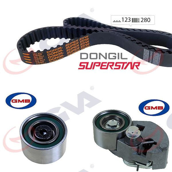 GVA 59T9120DO Eksantrik Gergi Kit 123×280 Accent 02 05 Getz 1.5CRDI Elantra 01 06 İ30 2.0CRDI