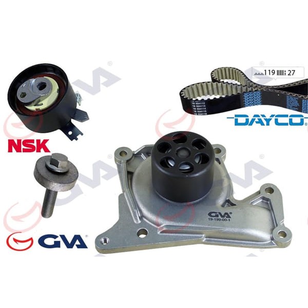 GVA 59WPK1420 Devirdaimli Eksantrik Gergi Seti CLIO II-Kng 01-Megane II-Exp 02-Scenic II-CLIO IV-Dok