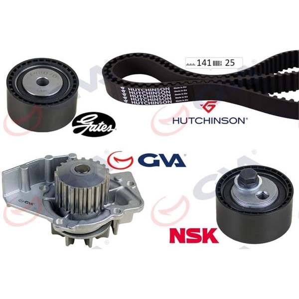 GVA 59WPK2916 Devirdaimli Eksantrik Gergi Seti(141×254)Ducato-P206-306-406-Expert-Partner-Boxer-Berl 