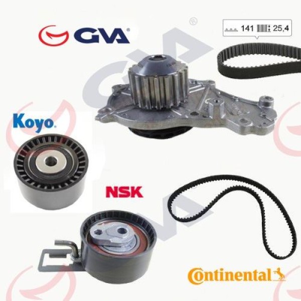 GVA 59WPK4325C Devirdaimli Eksantrik Gergi Seti C5 III-C4 II Ds4-P208-P308-P3008-P5008-P2008-Partner 