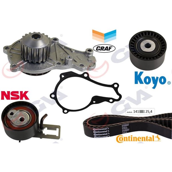 GVA 59WPK4325C1 Devirdaimli Eksantrik Gergi Seti C5 III C4 II Ds4 P208 P308 P3008 P5008 P2008 Partne