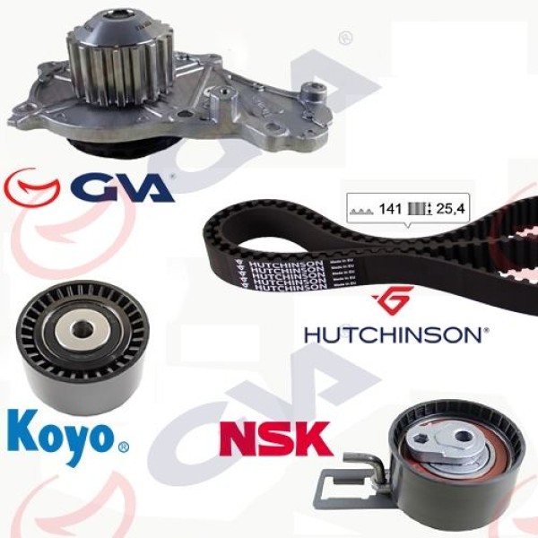 GVA 59WPK4325H Devirdaimli Eksantrik Gergi Seti C5 III-C4 II Ds4-P208-P308-P3008-P5008-P2008-Partner 