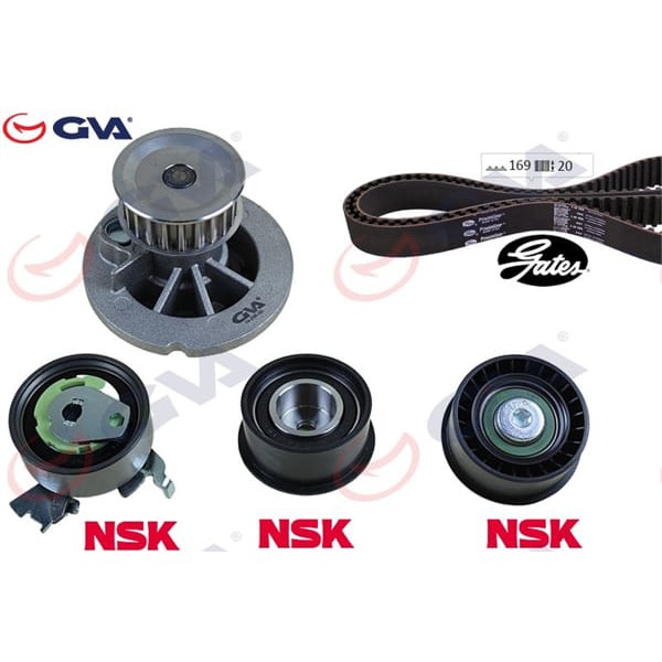 GVA 59WPK9003-1 Devirdaimli Eksantrik Gergi Seti (169×200) Astra F -Corsa B-Vectra B 1.4İ-1.6İ-1.8İ