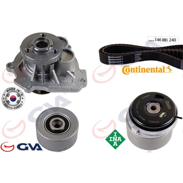 GVA 59WPK9007 Devirdaimli Eksantrik Gergi Seti (146×240)Astra G-H-J-Corsa D-Insignia-Vectra C-Cruze- 