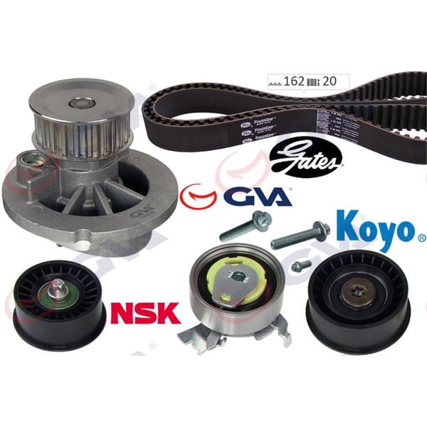 GVA 59WPK9008-1 Devirdaimli Eksantrik Gergi Seti (162×200) Astra G-Vectra B-C-Corsa C-Merıva-Zafira-