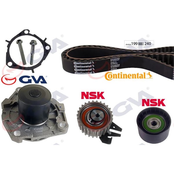 GVA 59WPK9010 Devirdaimli Eksantrik Gergi Seti (199×240) Astra J-Insignia-Combo-Zafira C-Doblo 10- 2