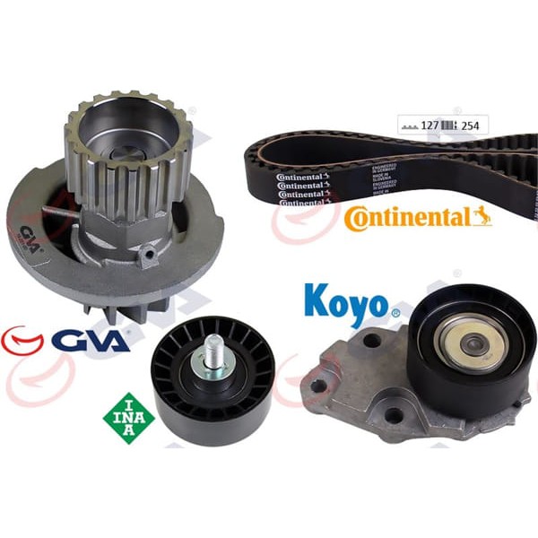 GVA 59WPK9930C Devirdaimli Eksantrik Gergi Seti (127×254) Chevrolet-Daewoo Aveo-Cruze-Kalos-Lacetti-