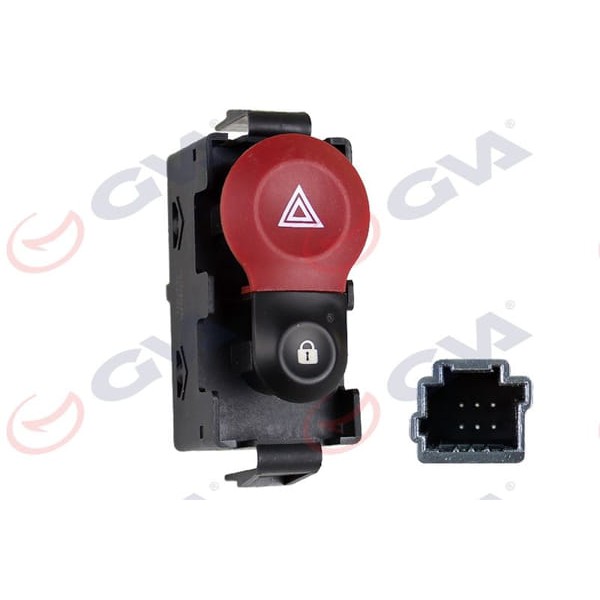 GVA 8016005 Dörtlü Flaşör Anahtarı Merkezi Kilit Kangoo II