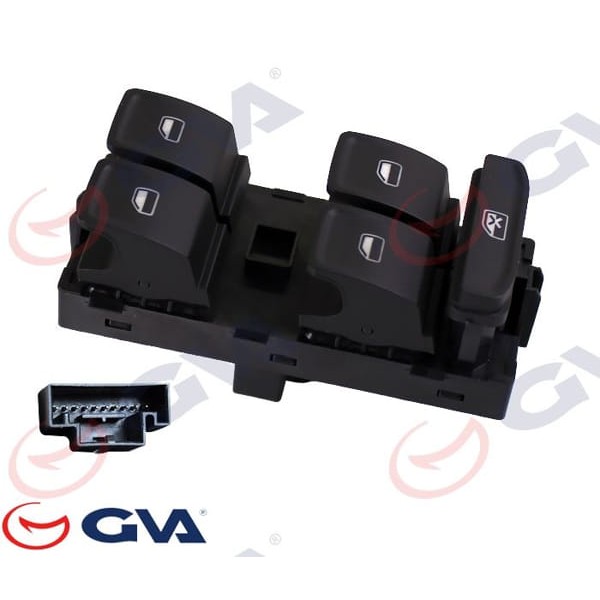 GVA 8075065 Cam Düğmesi VW Golf Gtı R 