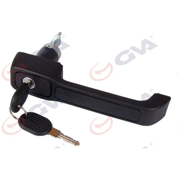 GVA 8624210 Dış Kapı Kolu Anahtar Setli Ön Sağ Anahtar Delikli Siyah Desenli Uno 89-95