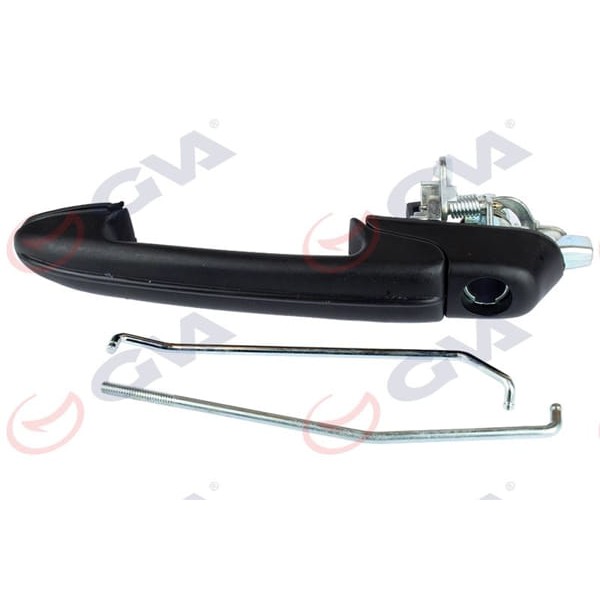 GVA 8625211 Dış Kapı Kolu Ön Sol Anahtar Delikli Siyah Marea 96-02