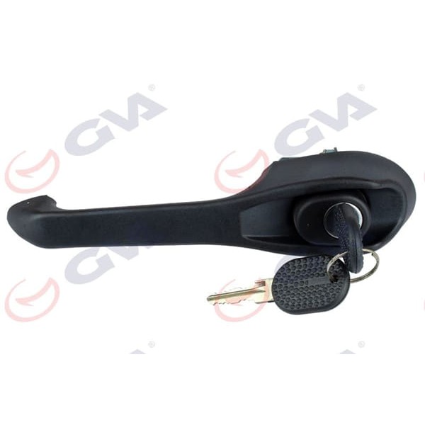 GVA 8626210 Dış Kapı Kolu Ön Sağ Anahtar Delikli Siyah Desenli Tempra 159 90-97 -Tipo 160 87-95 