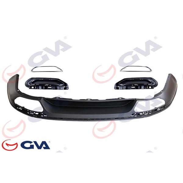 GVA 9104123 Arka Tampon Alt Spoileri Nikelajlı Passat 2015 