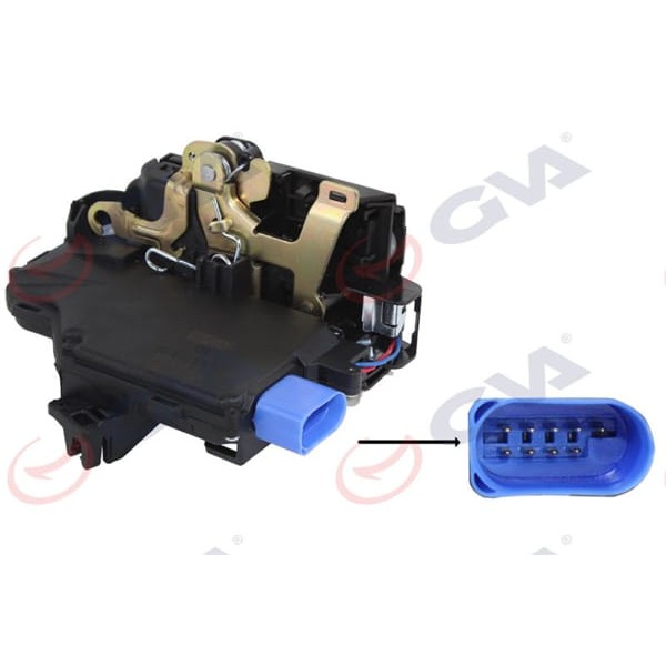 GVA 9190312 Kapı Kilit Mekanizması Ön Sol Caddy 09-11/Golf5 07-12/Jetta 06-10/Oct 04-13/Toledo 05-09 