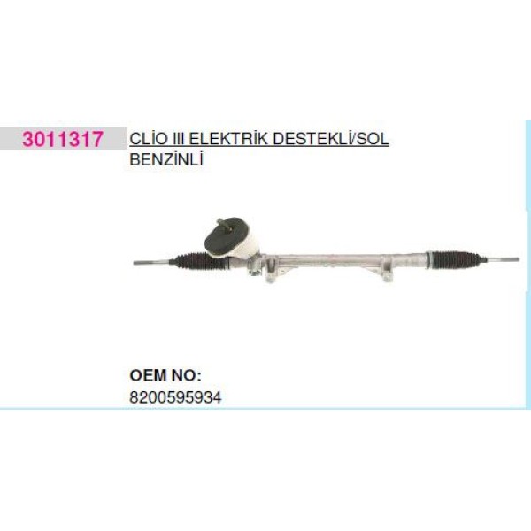 HATTAT 3011317 Direksiyon Kutusu CLIO III Elektrik Desteklı
