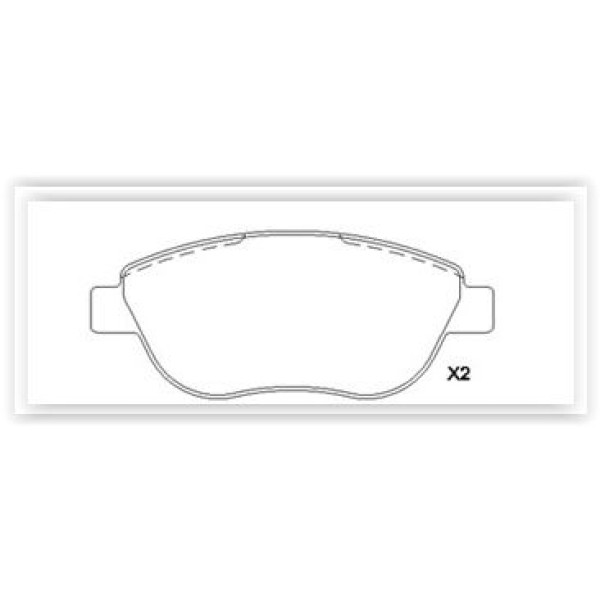 HATTAT 3031350 Fren Balatası Ön 500 L Linea 07- Doblo 10- Fiorino 09- Bravo II 07- 1.4 T-Jet 1.6 Mjt