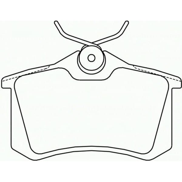 HATTAT 3031354 Fren Balatası Arka 207 06- / C3 II 09- C3 Picasso 09- Ds3 10- / Tt 98- 