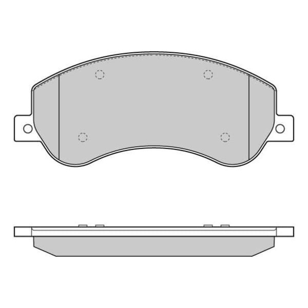 HATTAT 3031382 Fren Balatası Ön Fişli Amarok 10- / Transit V347 06- Arkadan Çekıslı