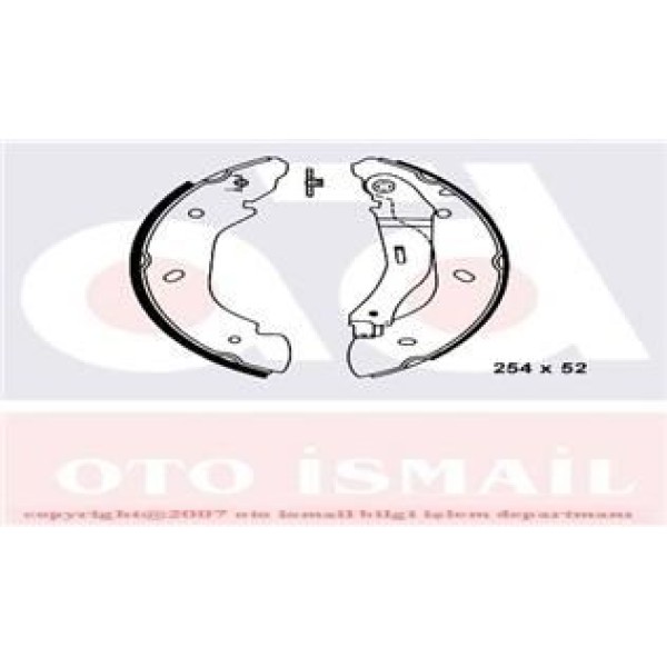 HATTAT 3031519 Kampana Balata Transit Tourneo 06-14 Transit V184 Önden Çekıslı