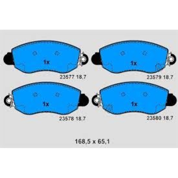 HATTAT 3031753 Fren Balatası Ön Transit V184 